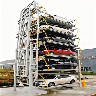 جودة  6 Layers Rotary Car Parking System Customized Mechanical Car Parking مصنع