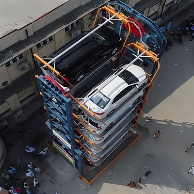 جودة  Automated Parking System Solution Vertical Car Parking Machine With Motor Chain Drive مصنع