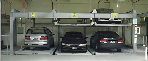 جودة  Four Column Car Parking Hydraulic 2500kg Car Lifts For Residential Garages مصنع